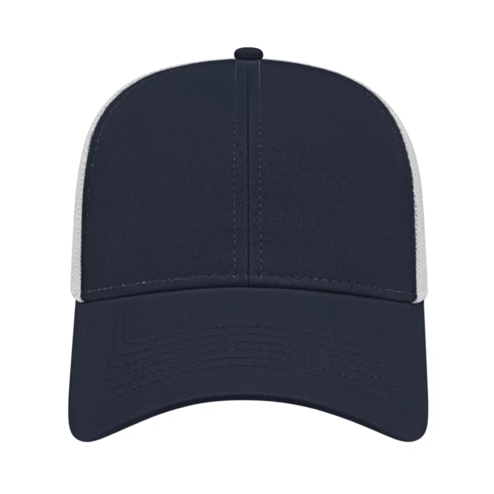 Casquette de camionneur bicolore Cap America en maille à l'arrière