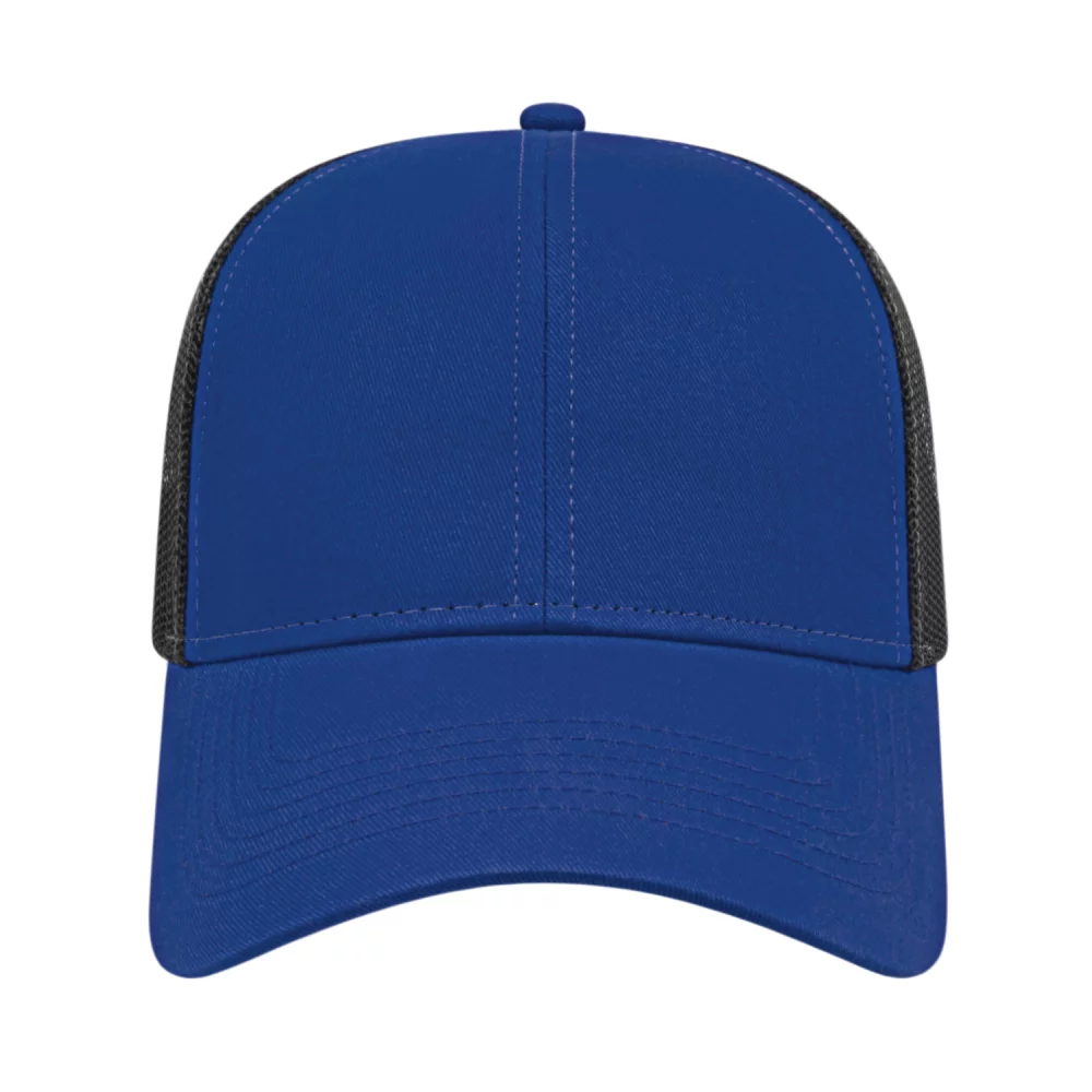 Casquette de camionneur bicolore Cap America en maille à l'arrière