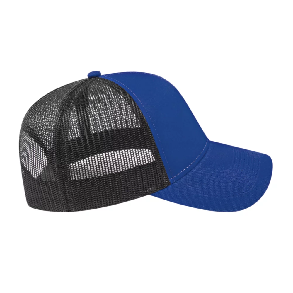 Casquette de camionneur bicolore Cap America en maille à l'arrière
