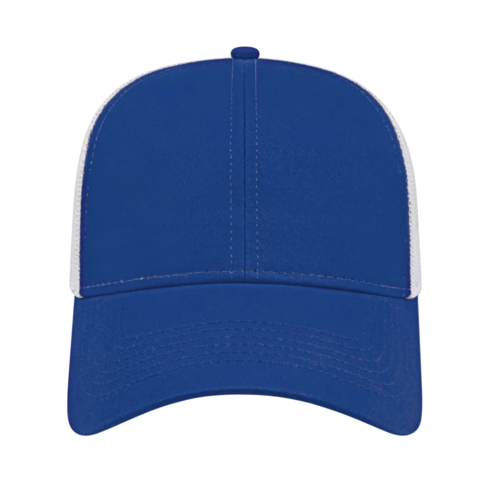 Casquette de camionneur bicolore Cap America en maille à l'arrière