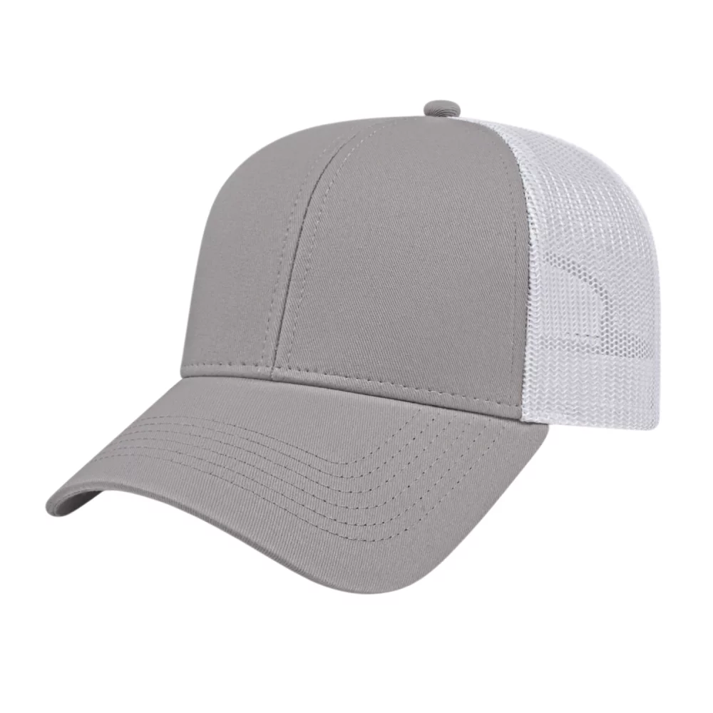 Casquette de camionneur bicolore Cap America en maille à l'arrière