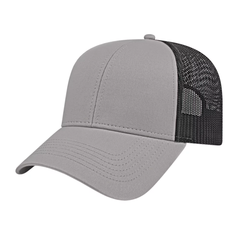 Casquette de camionneur bicolore Cap America en maille à l'arrière