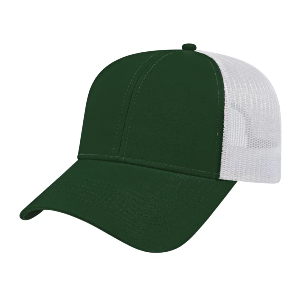 Casquette de camionneur bicolore Cap America en maille à l'arrière