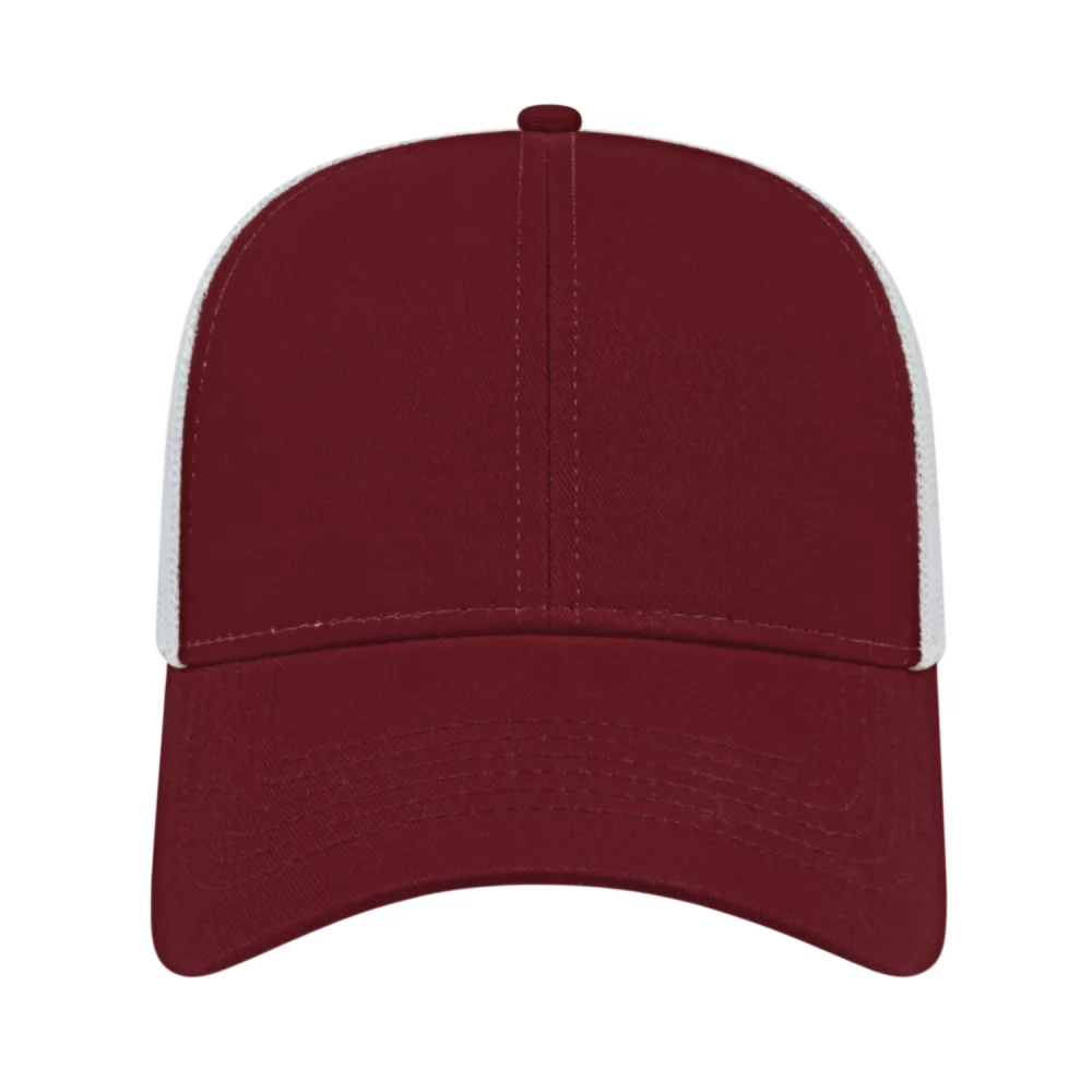 Casquette de camionneur bicolore Cap America en maille à l'arrière