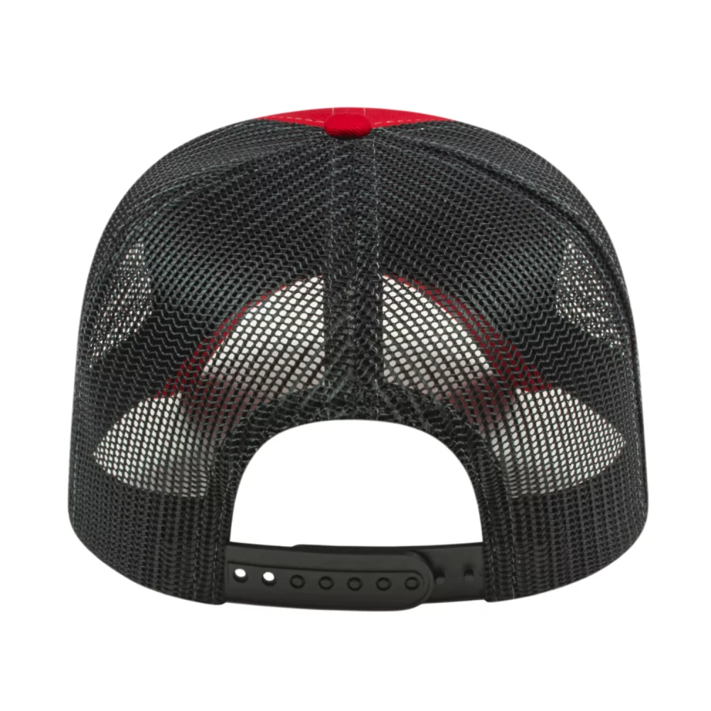 Casquette de camionneur bicolore Cap America en maille à l'arrière