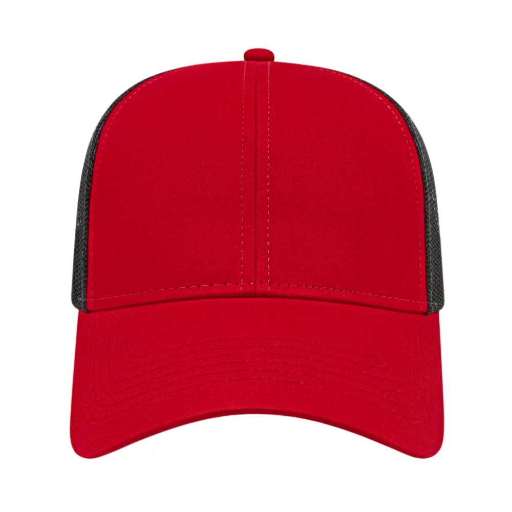 Casquette de camionneur bicolore Cap America en maille à l'arrière