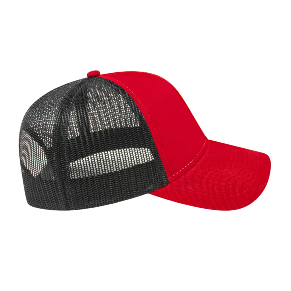 Casquette de camionneur bicolore Cap America en maille à l'arrière