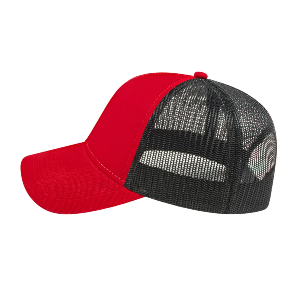 Casquette de camionneur bicolore Cap America en maille à l'arrière