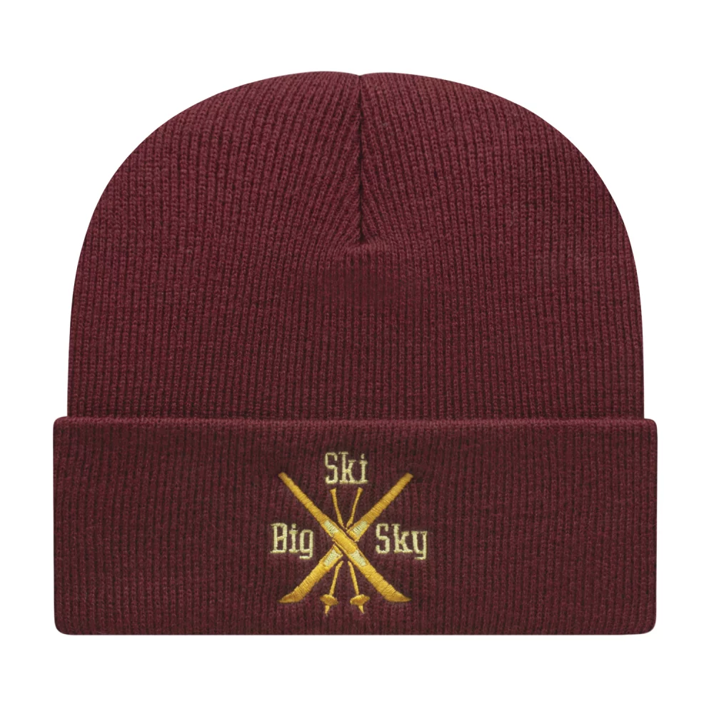 Bonnet tricoté Cap America avec revers