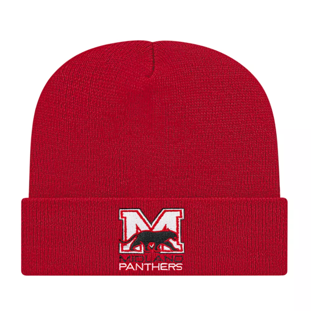 Bonnet tricoté Cap America avec revers