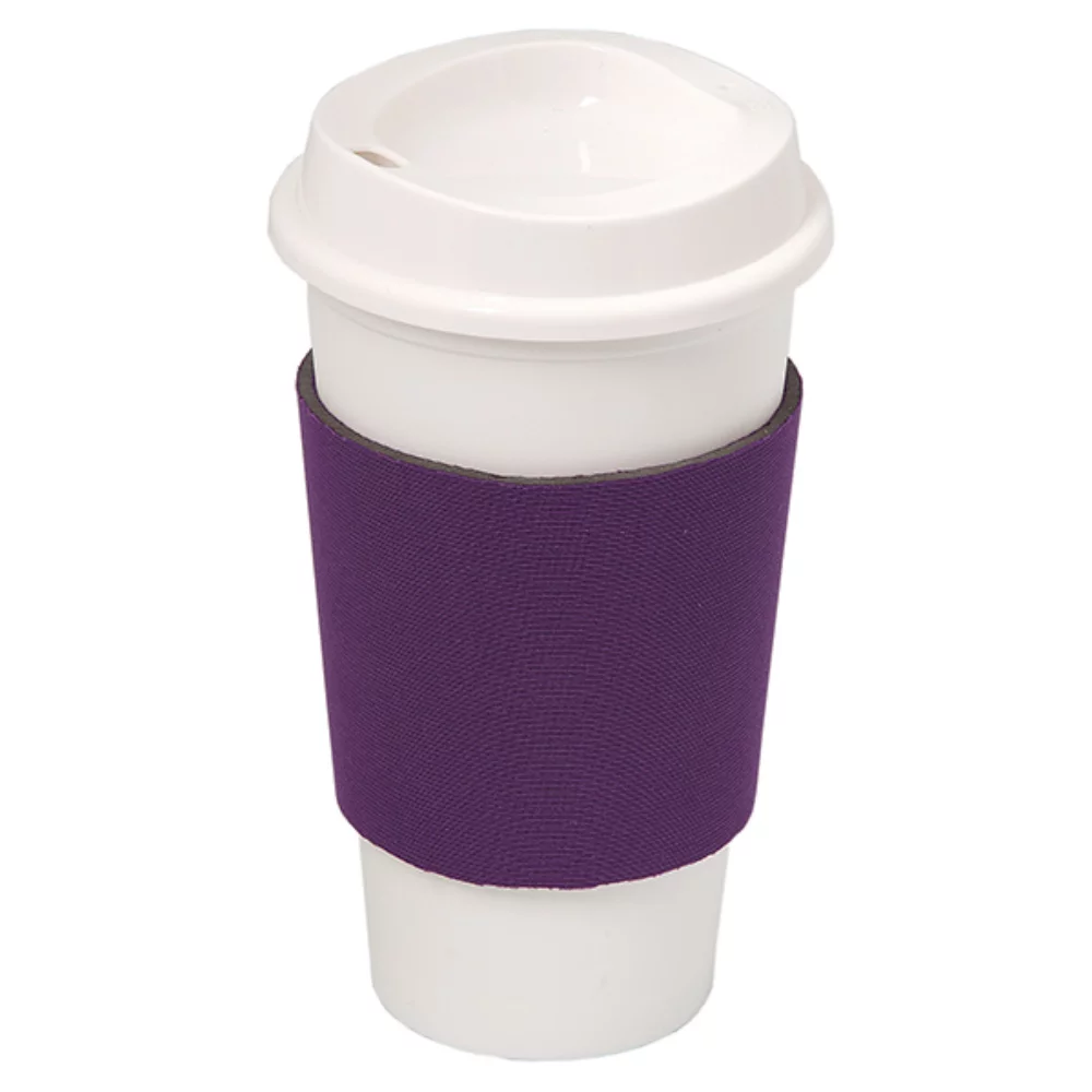 Verre à boire en plastique avec manchon en néoprène à New York