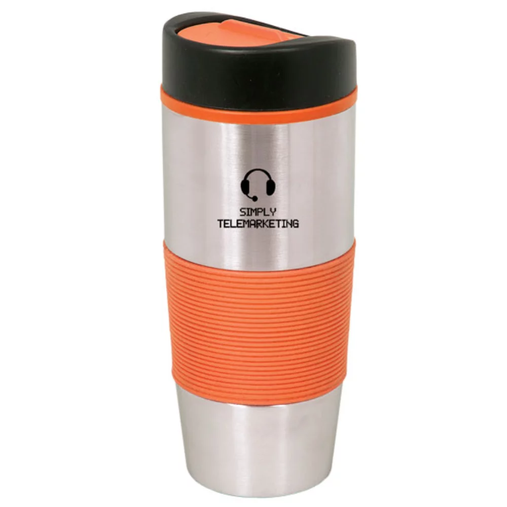 Gobelet de voyage en acier inoxydable de 500 ml (17 oz liquides).