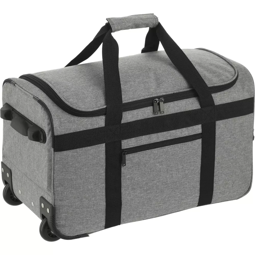 Sac de voyage à roulettes en graphite recyclé