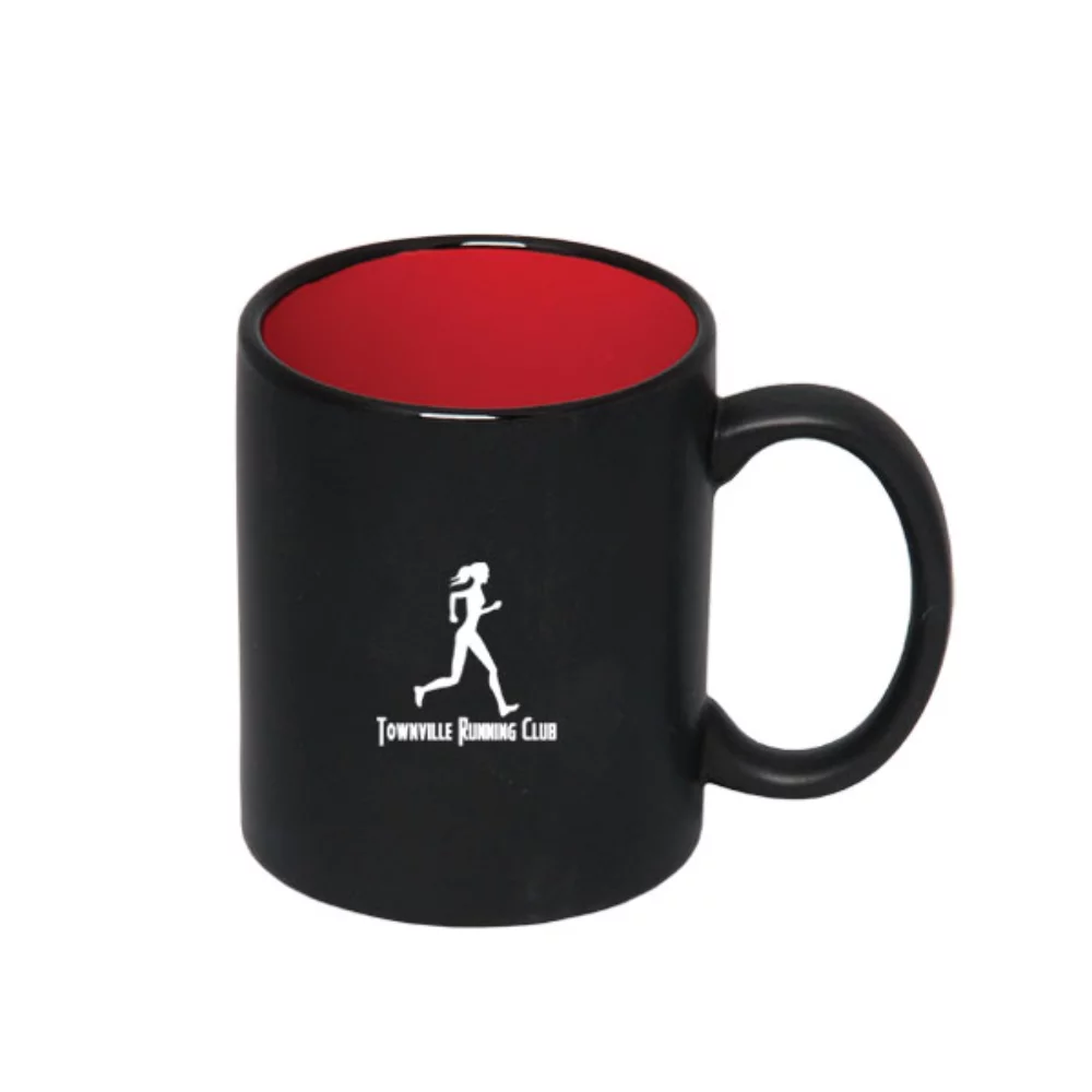 Mug en céramique Fuzion Two-Tone 'C' Handle de 325 ml (11 oz liquides)