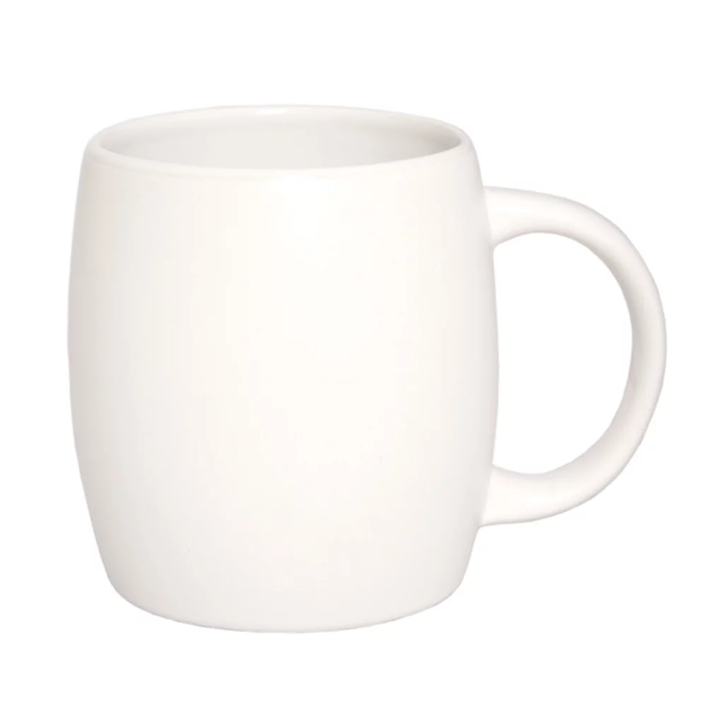 Mug en forme de baril de 530 ml (18 oz liquides).