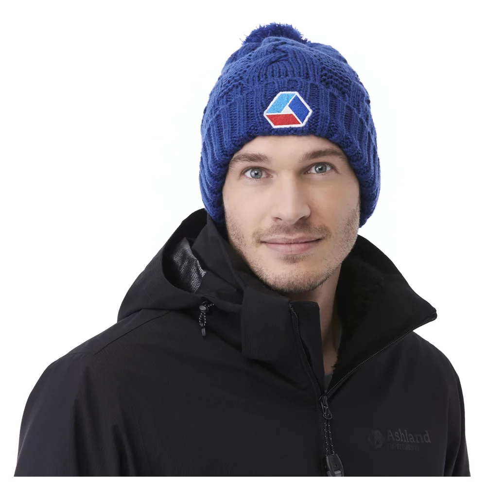 Bonnet en tricot à pompon Divergent unisexe