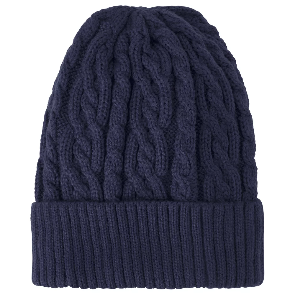 Bonnet tricoté à revers unisexe optimal