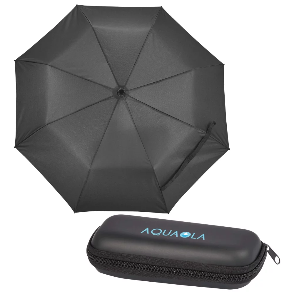 Parapluie de voyage compact de 37" avec étui