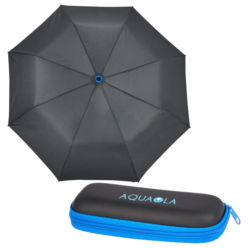 Parapluie de voyage compact de 37" avec étui
