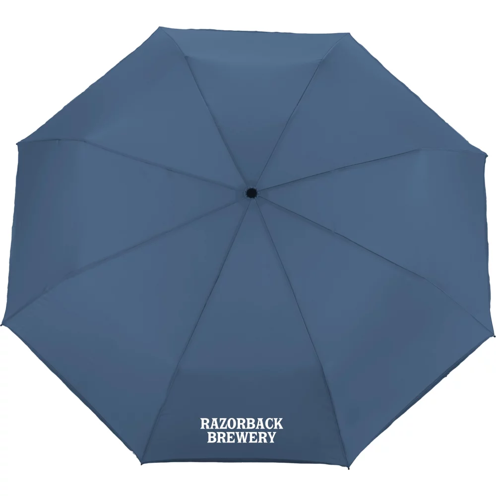 Parapluie en RPET de 48" avec bordure réfléchissante
