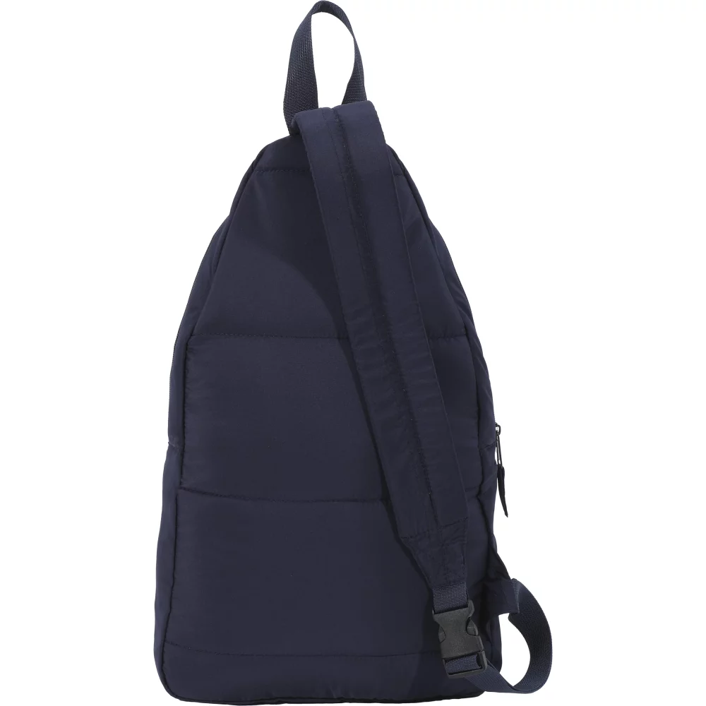 Recycled Puffer Sling Backpack