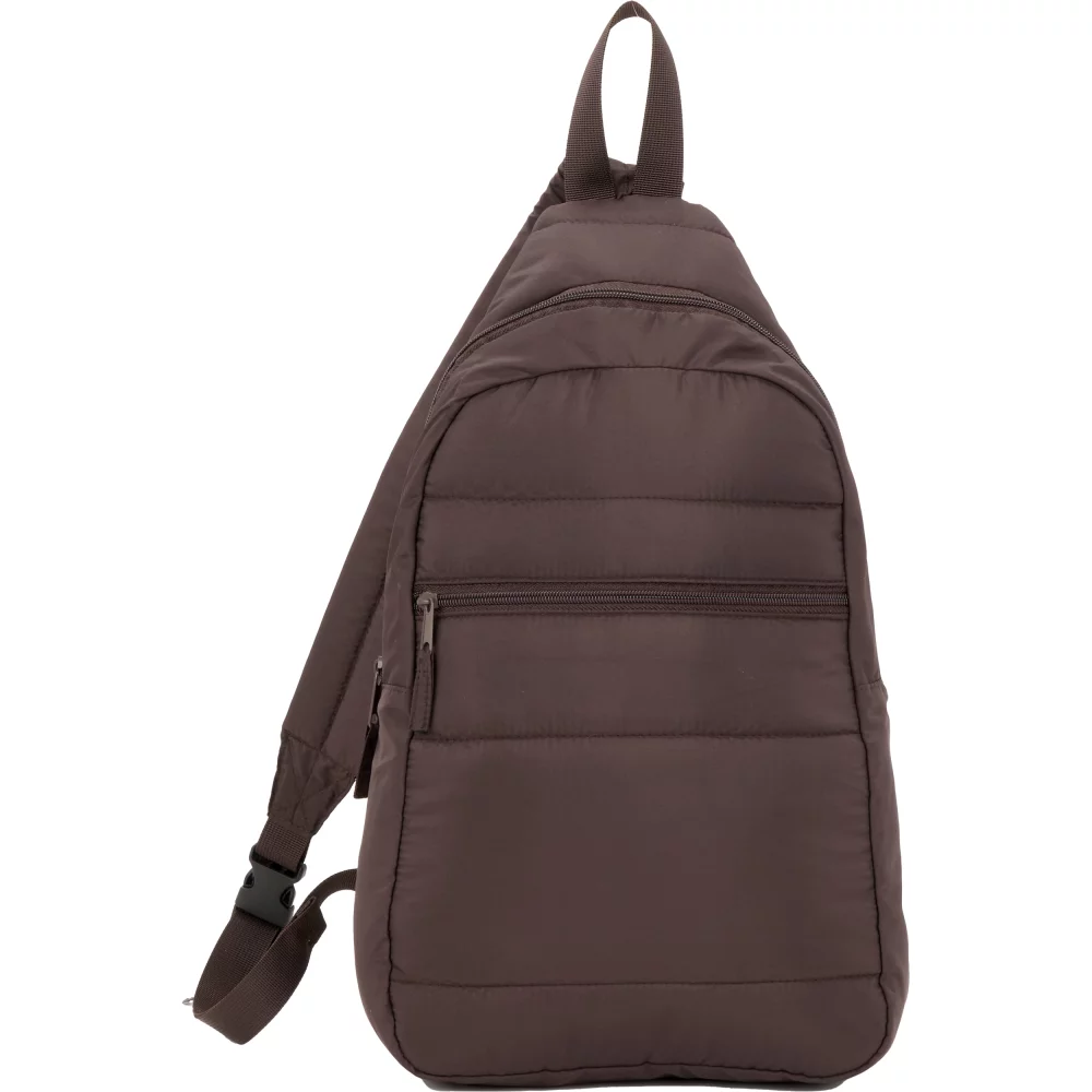 Recycled Puffer Sling Backpack