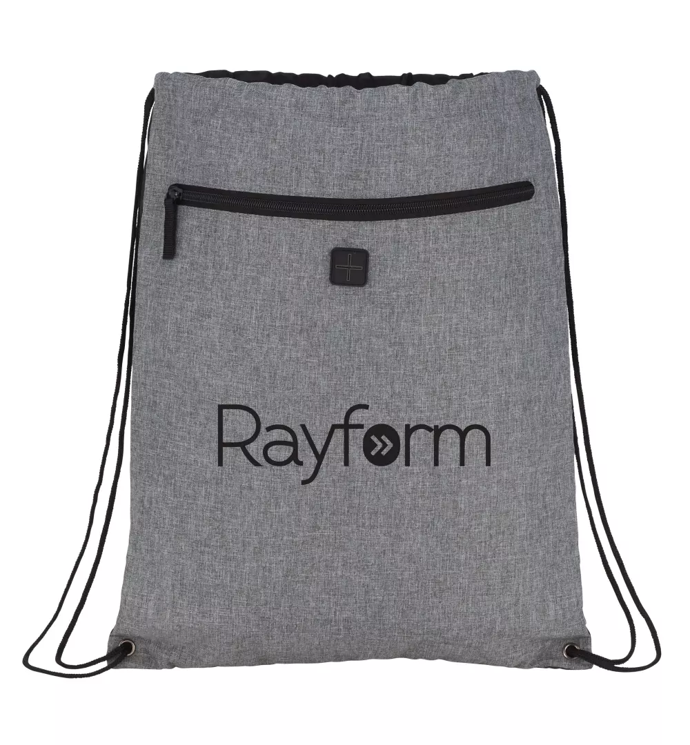 Graphite Drawstring Sportspack w/ Earbud Port
