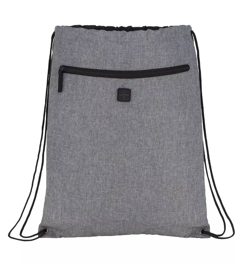 Graphite Drawstring Sportspack w/ Earbud Port