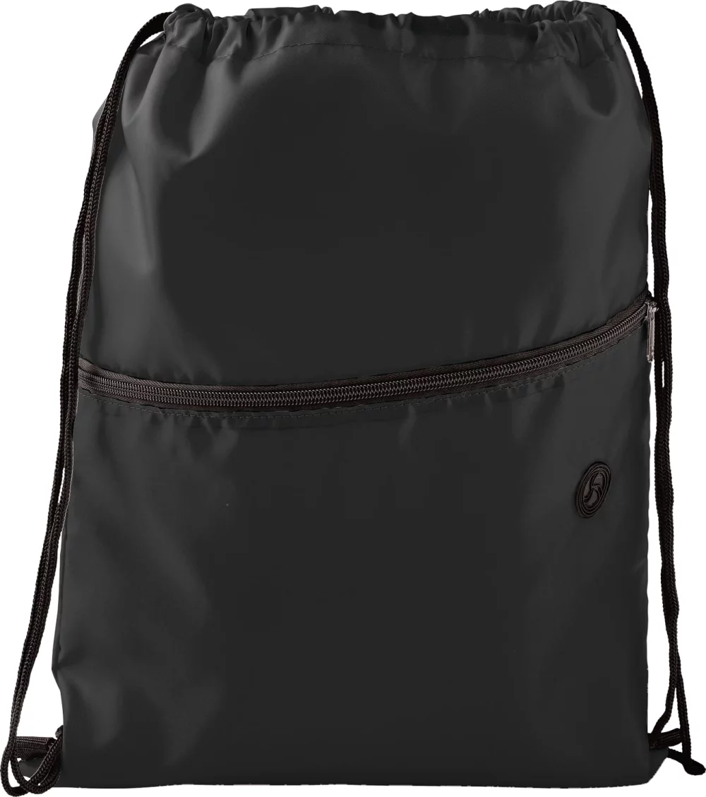 Insulated Zippered Drawstring Bag