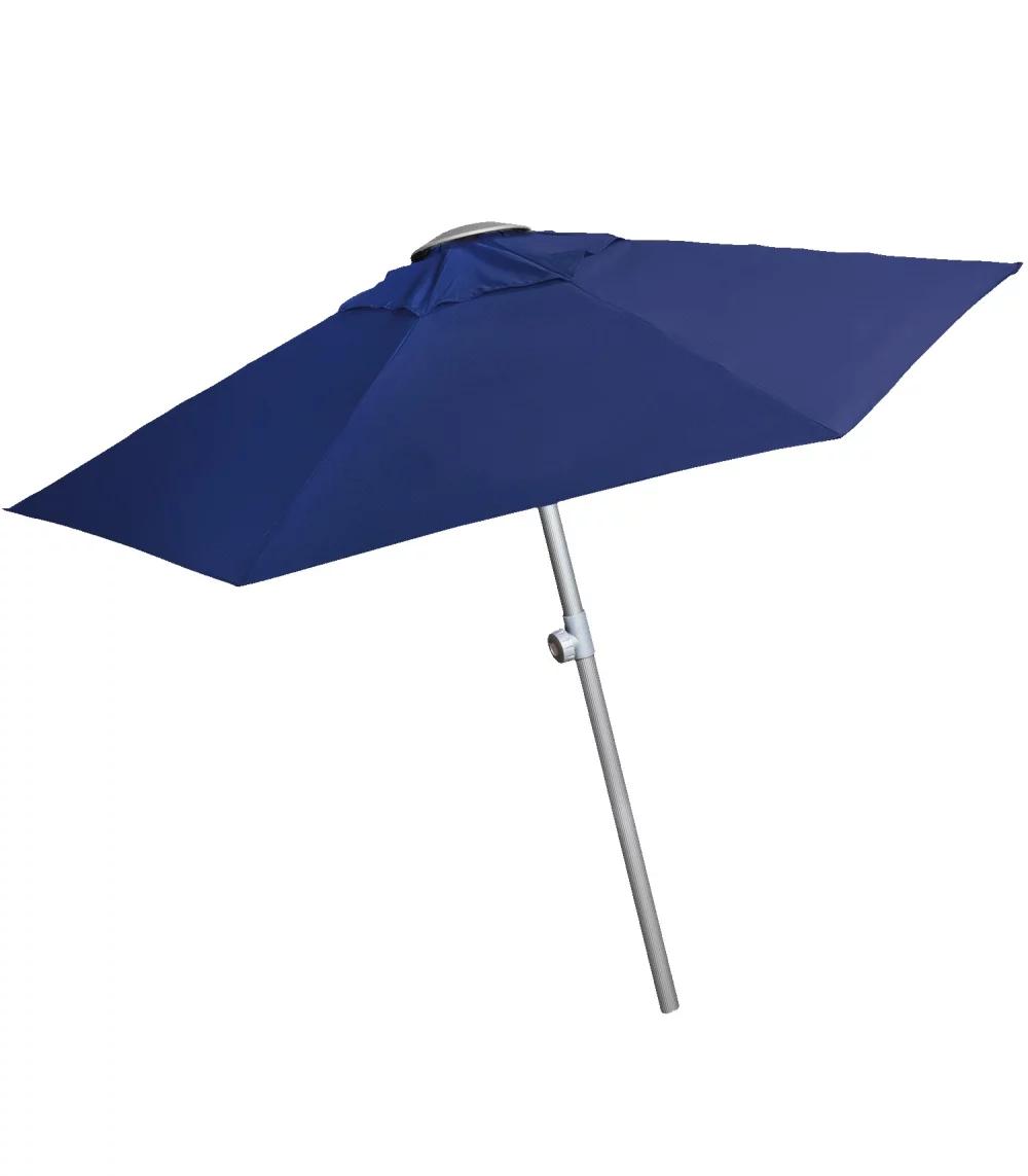 Parasol de marché télescopique en aluminium de 7 pieds