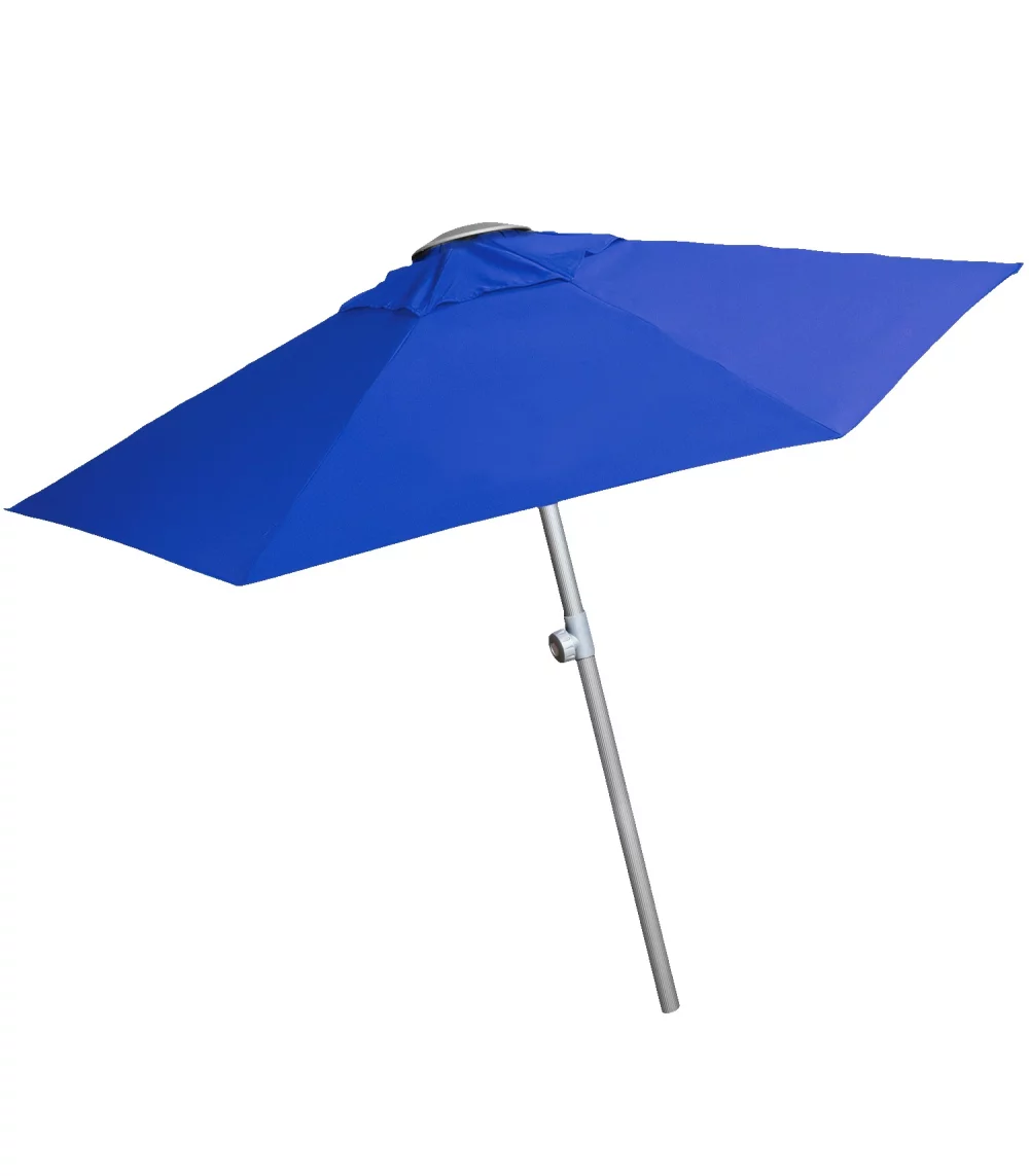 Parasol de marché télescopique en aluminium de 7 pieds