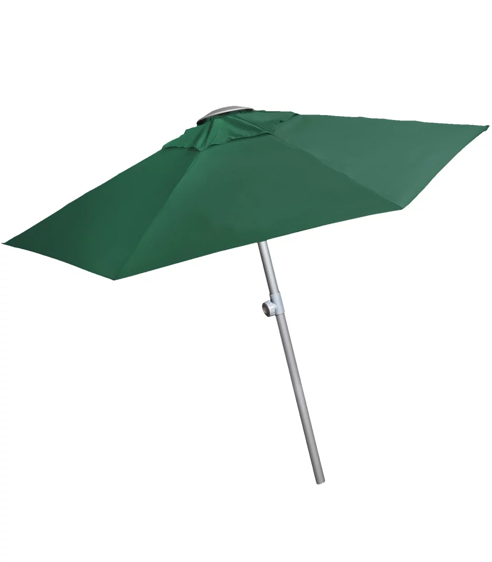 Parasol de marché télescopique en aluminium de 7 pieds