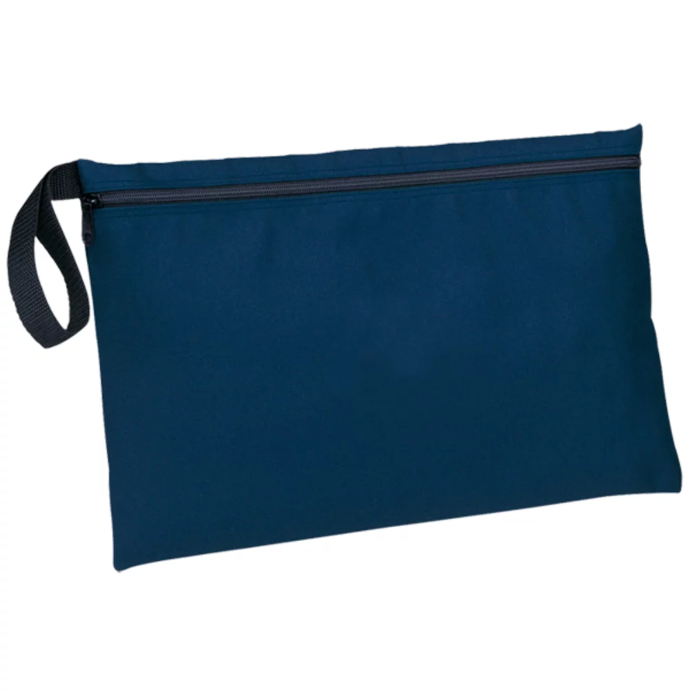 Mallette de business sous le bras avec dragonne au poignet