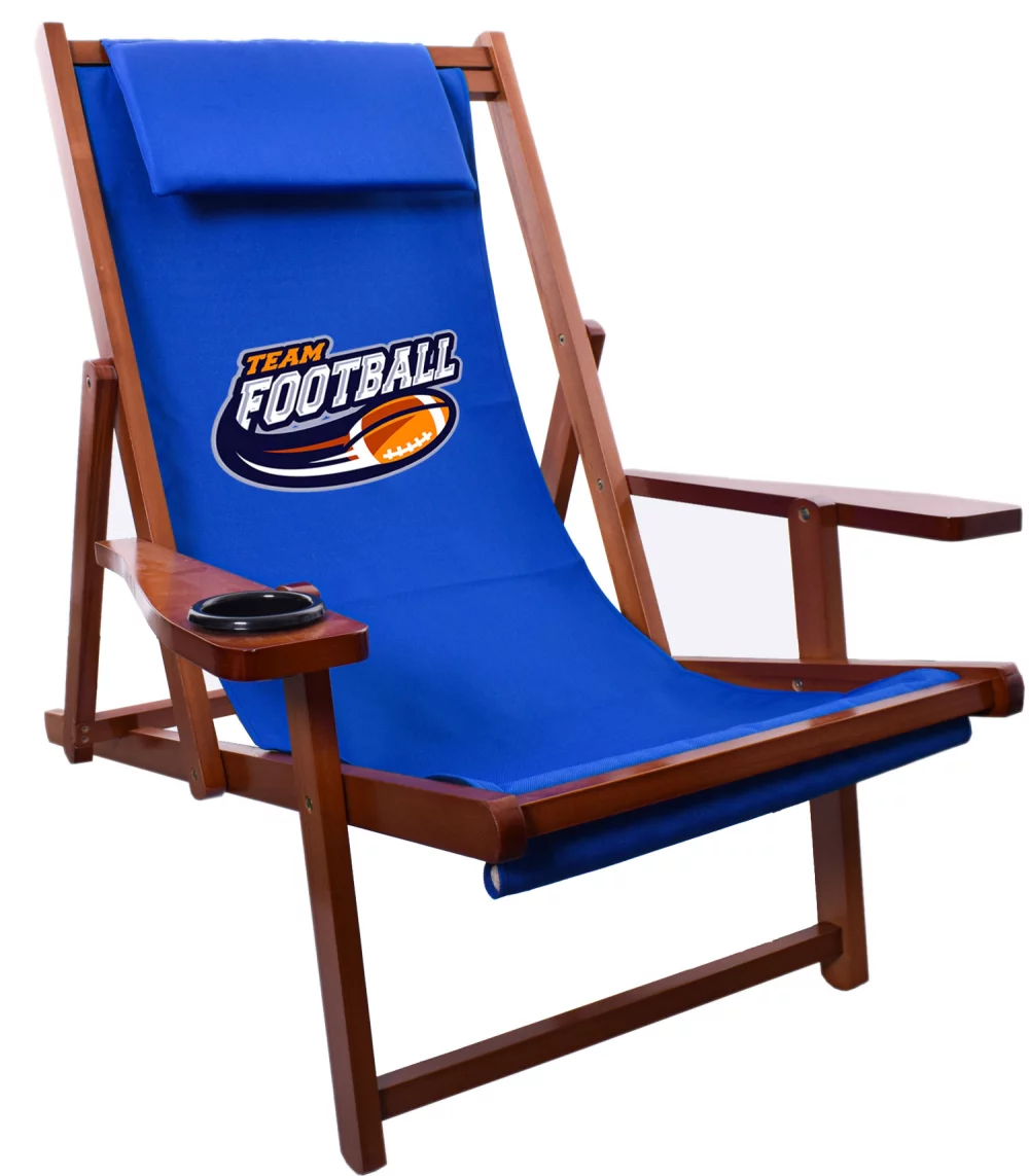 Chaise à bascule en bois