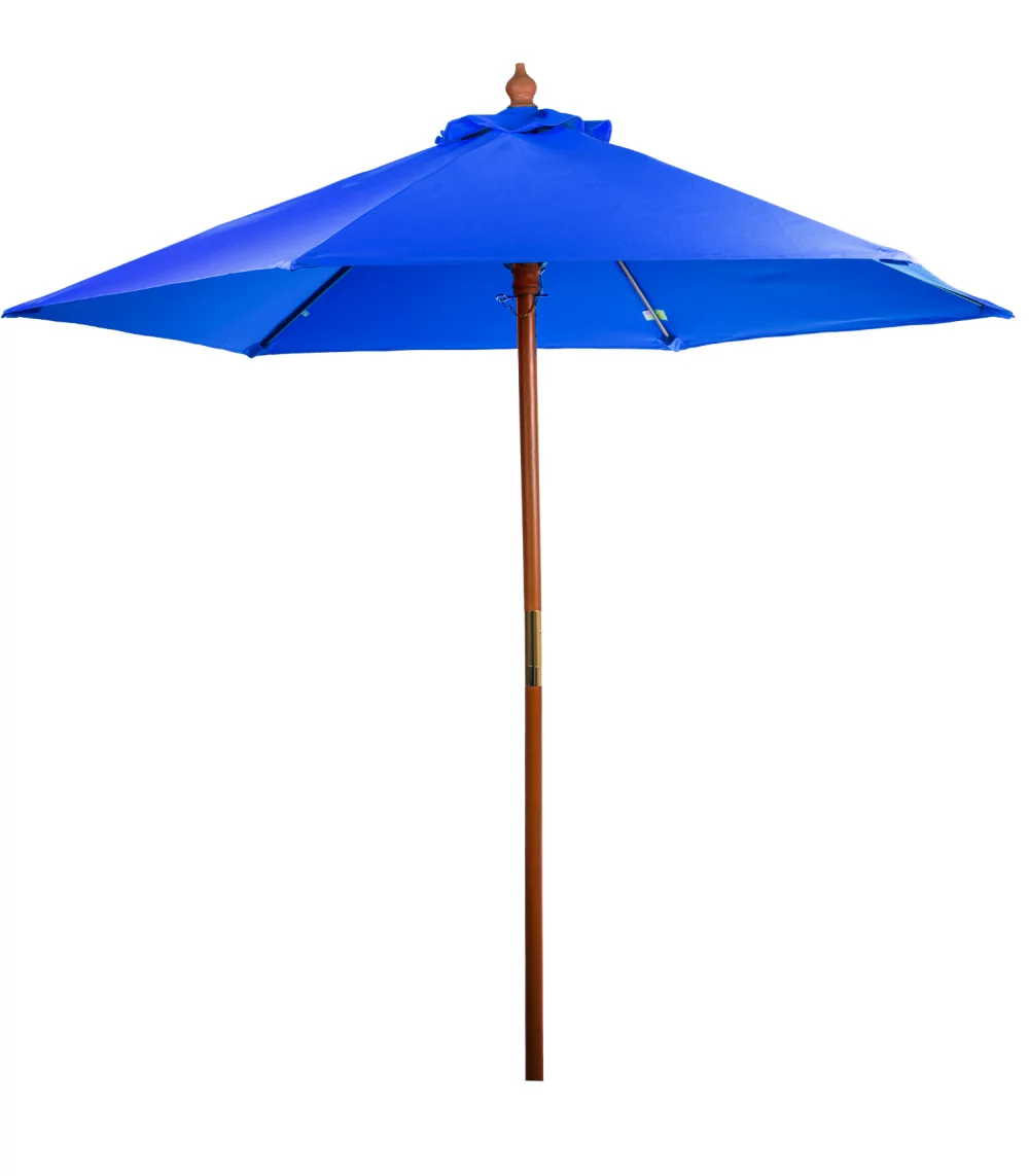 Parasol de marché en bois de 7 pieds