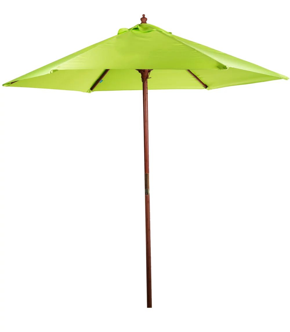 Parasol de marché en bois de 7 pieds