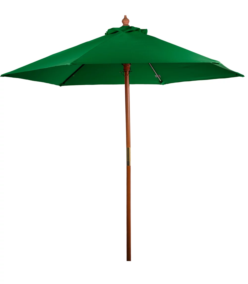 Parasol de marché en bois de 7 pieds
