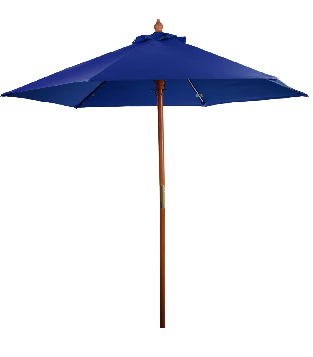 Parasol de marché en bois de 7 pieds