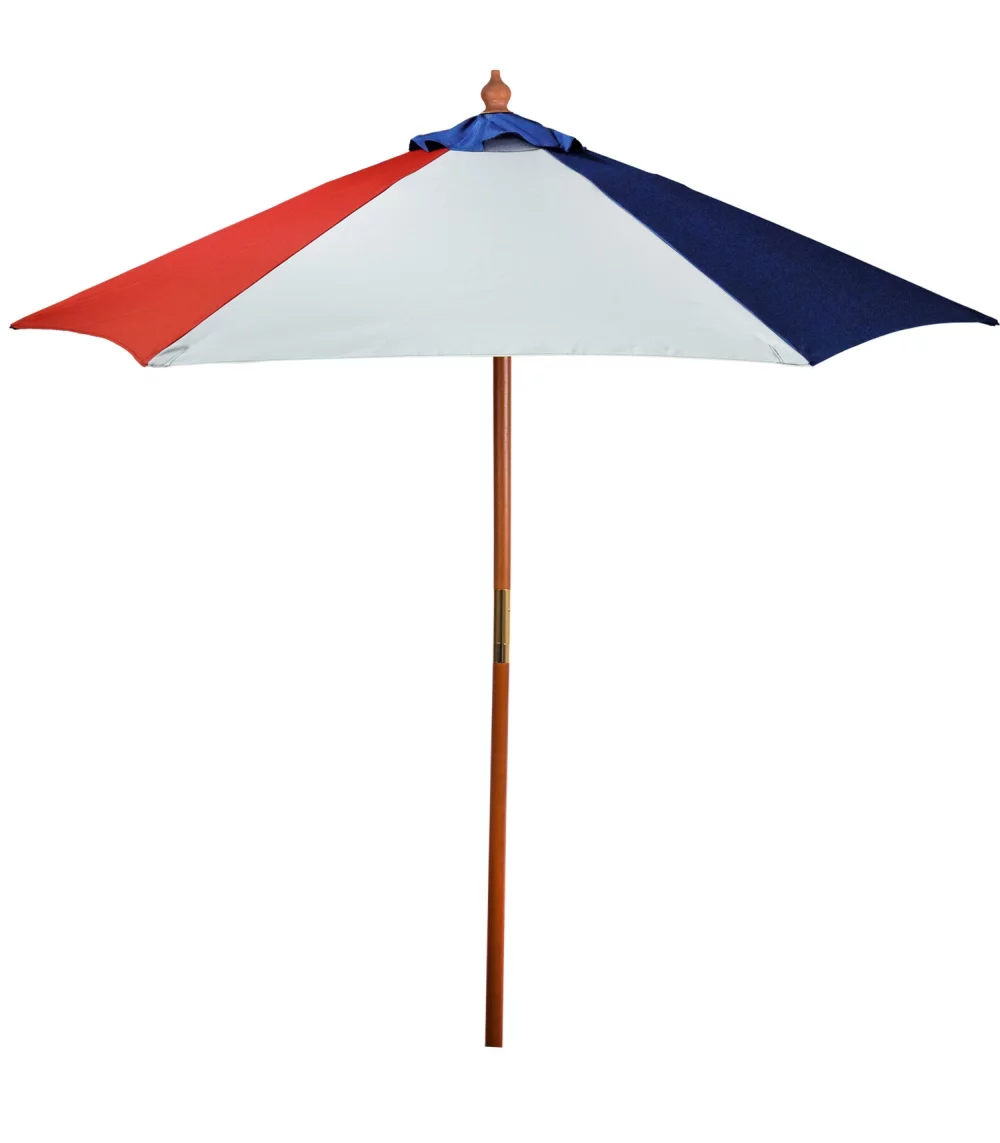 Parasol de marché en bois de 7 pieds