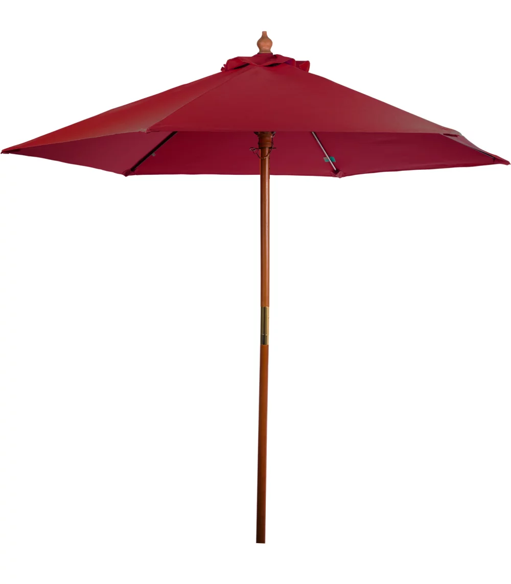 Parasol de marché en bois de 7 pieds