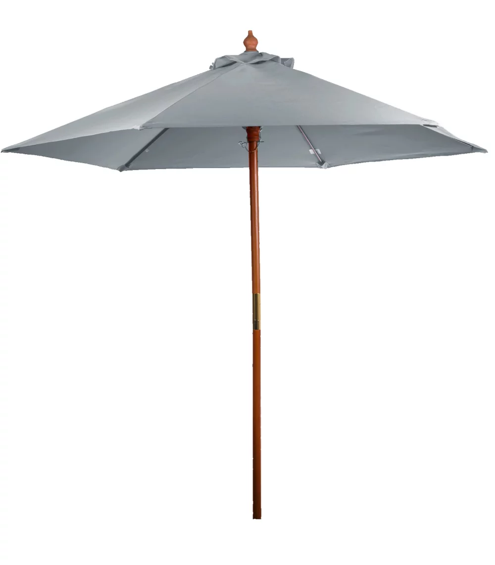 Parasol de marché en bois de 7 pieds