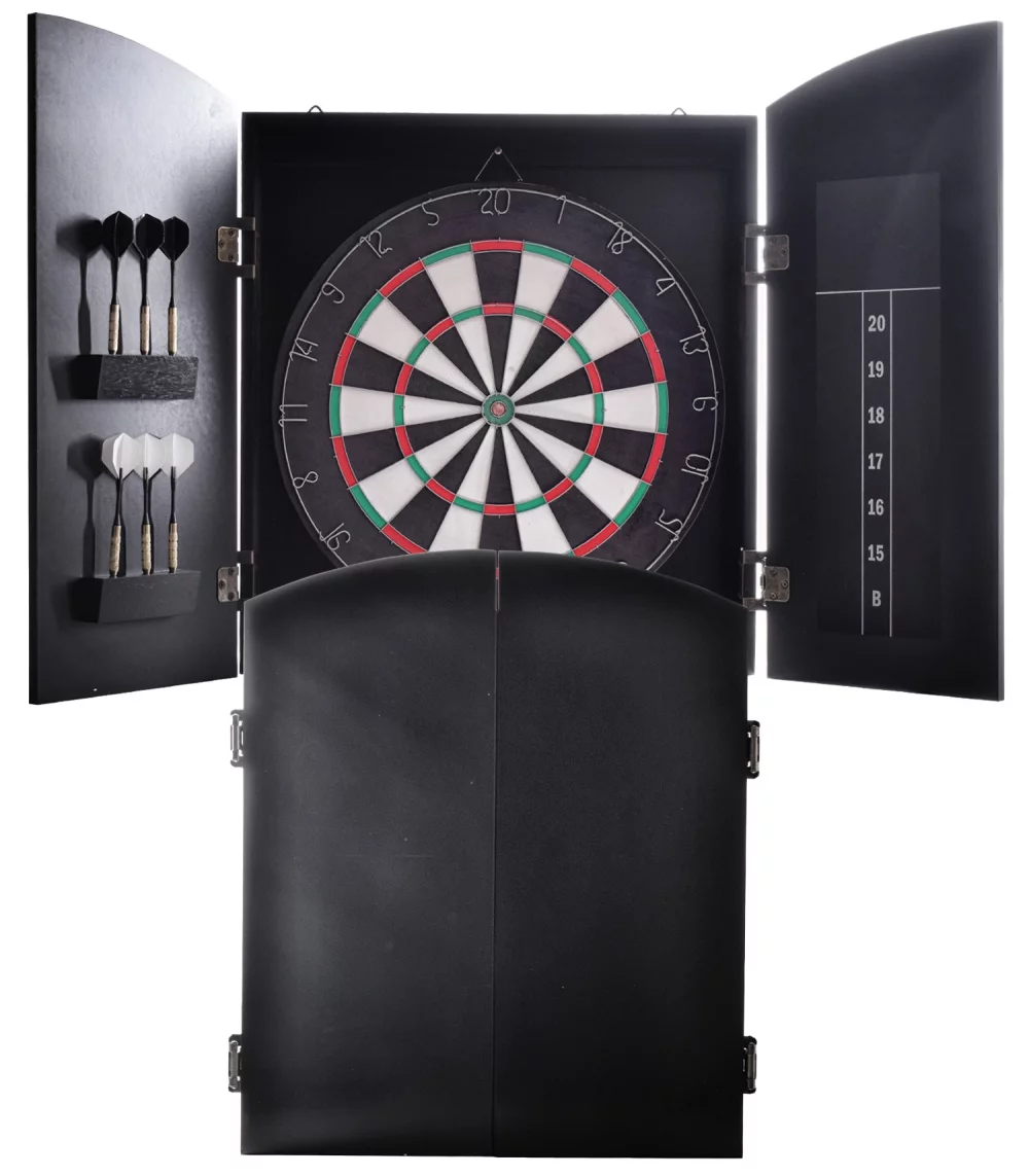 Dartboard with Cabinet
