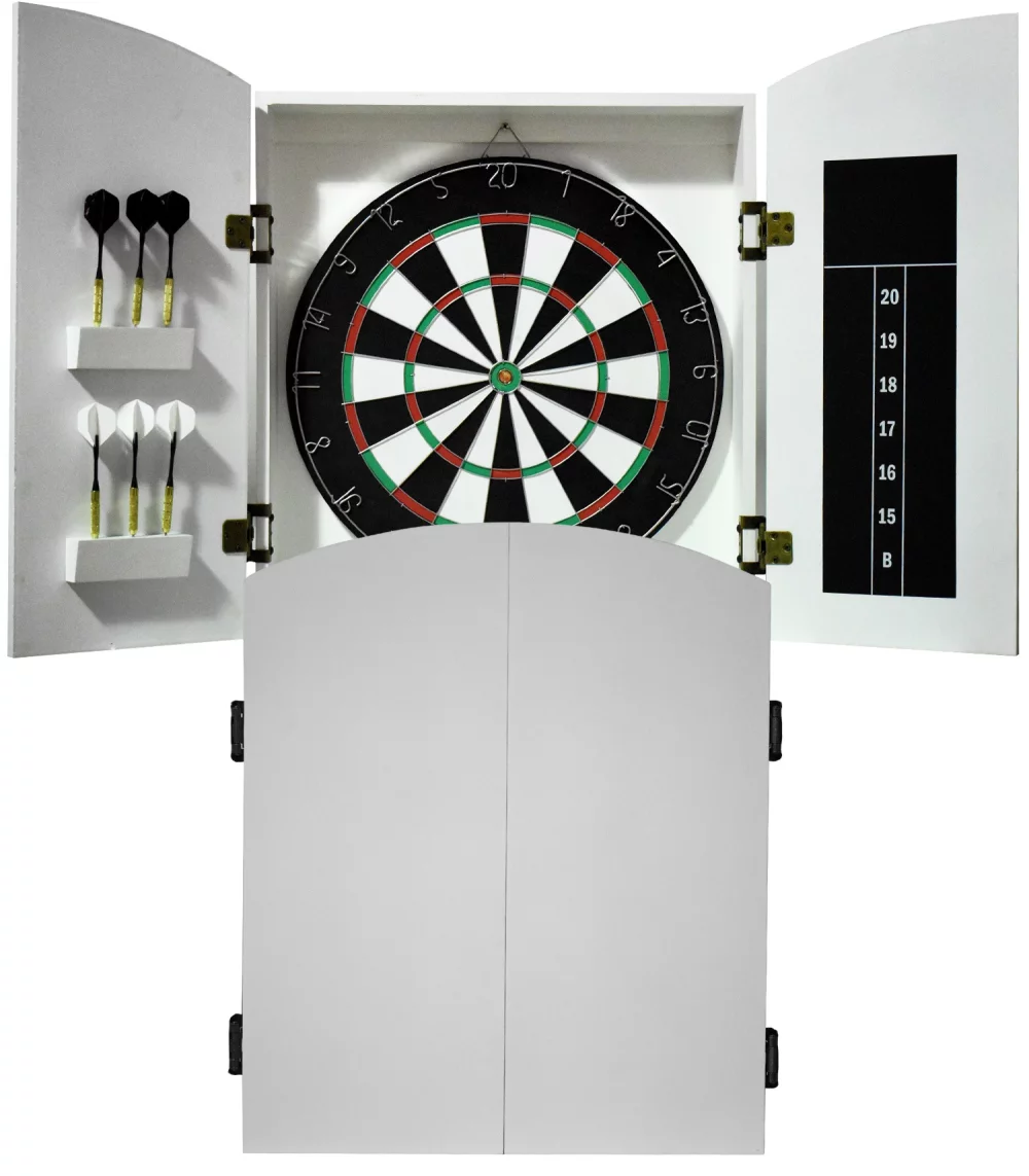 Dartboard with Cabinet