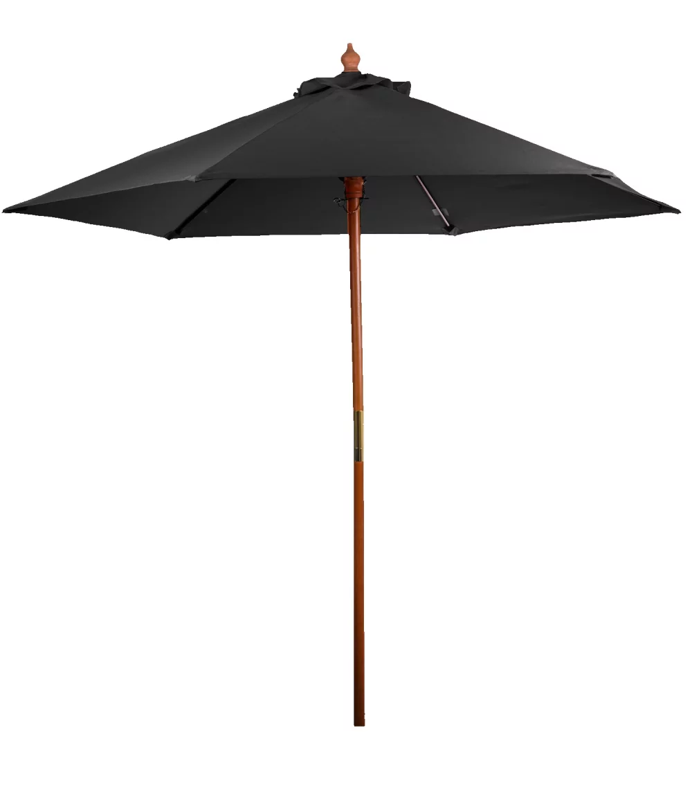 Parapluie de marché en bois FSC de 7 pieds