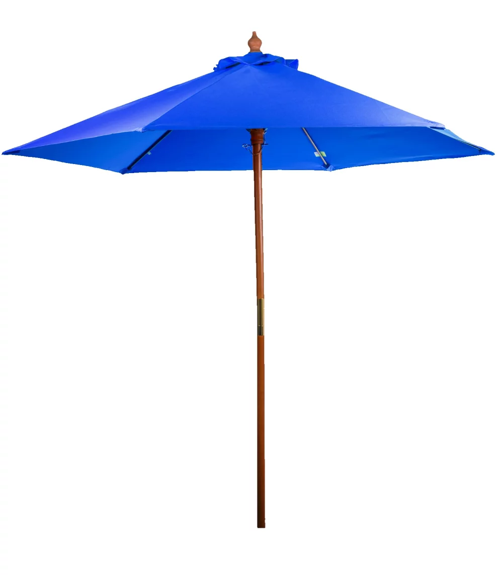 Parapluie de marché en bois FSC de 7 pieds