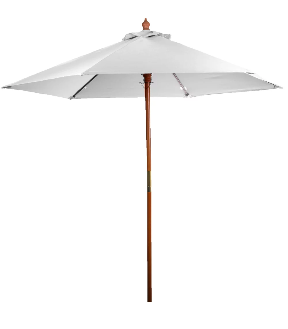 Parapluie de marché en bois FSC de 7 pieds