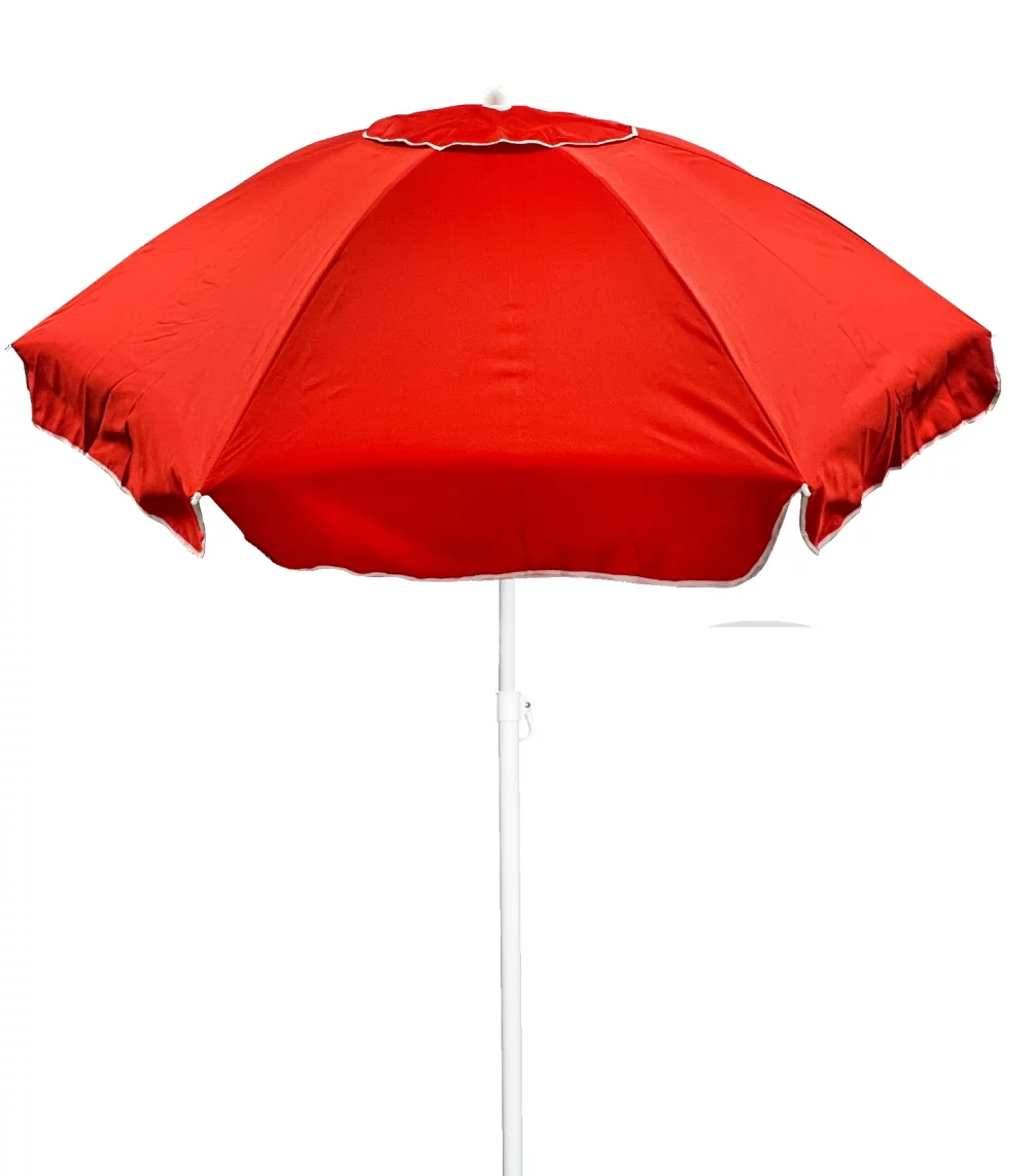 Parasol de plage de luxe de 6 pieds