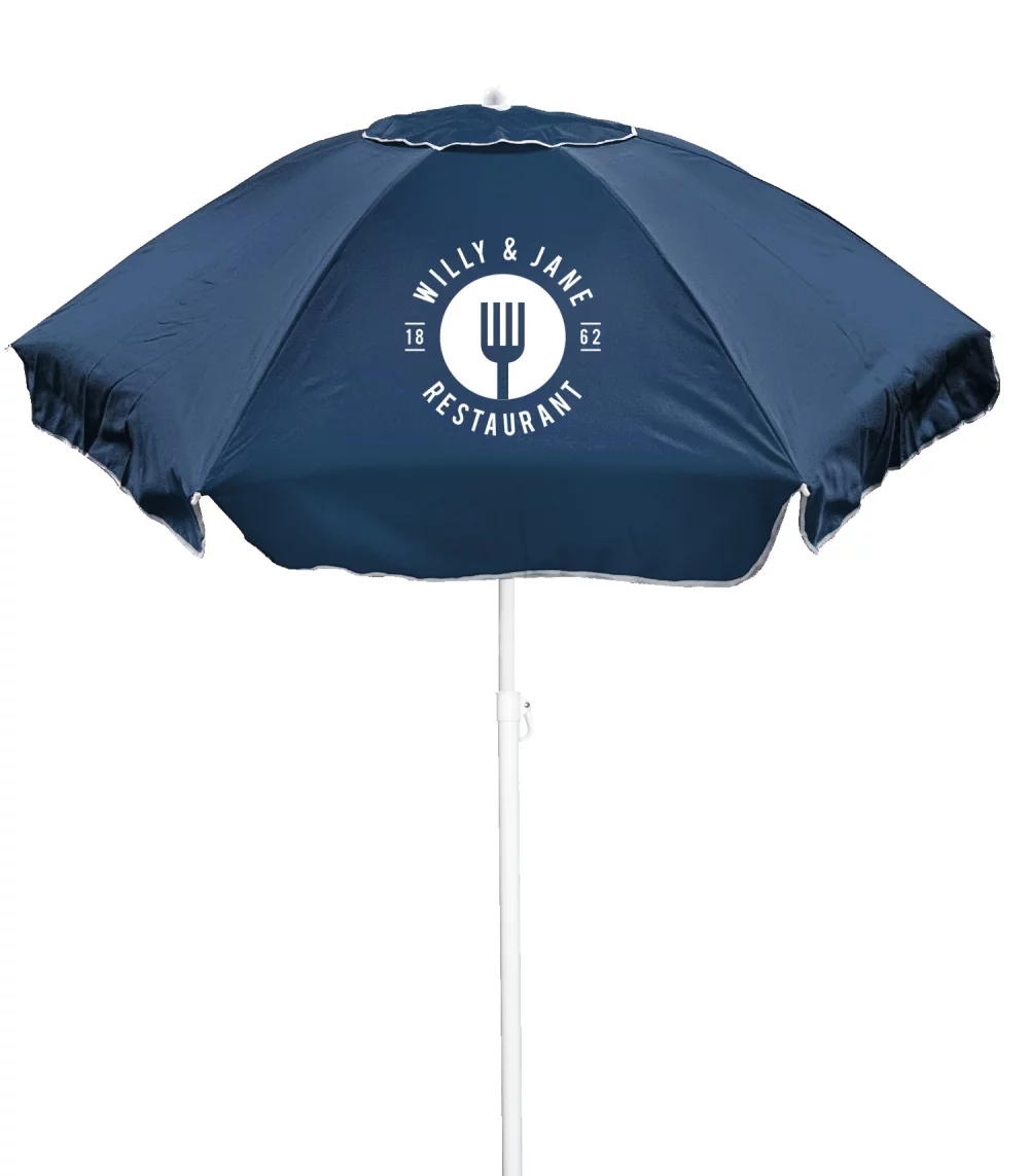 Parasol de plage de luxe de 6 pieds