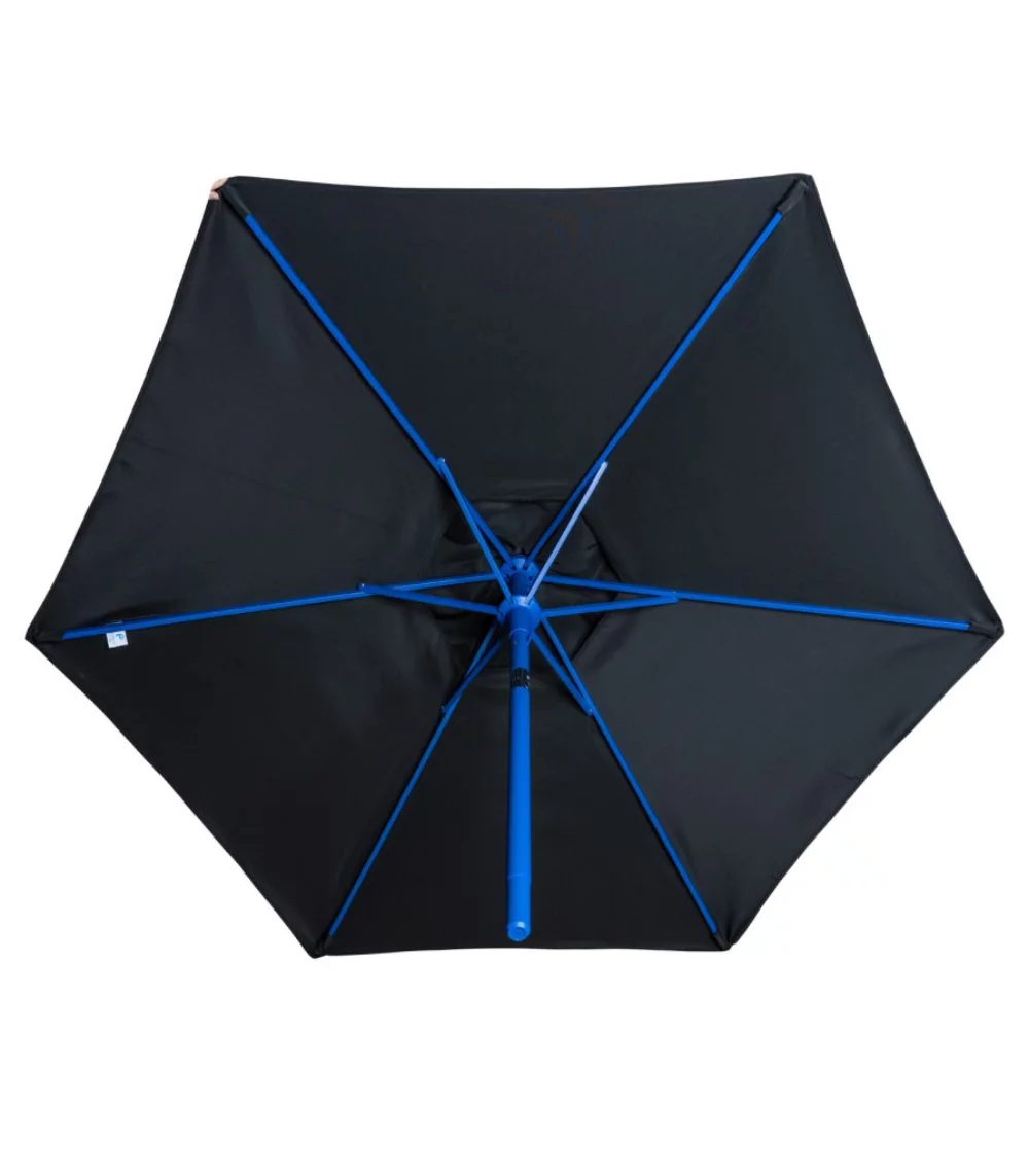 Parasol de marché en acier coloré de 7 pieds