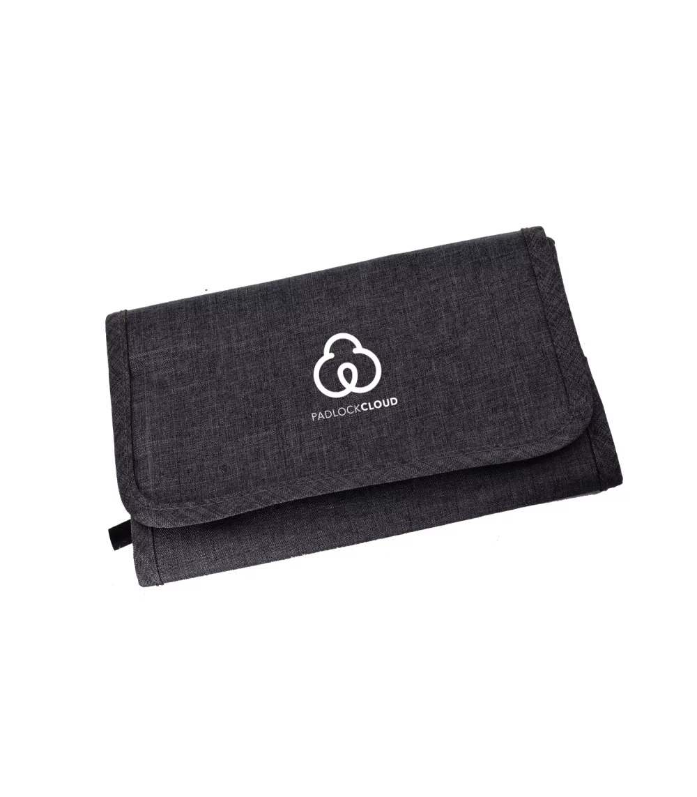 Folding Electronics Organizer